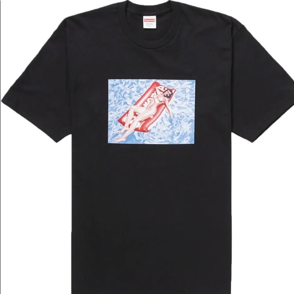 Supreme Float Tee (Black) | Size M | SS22 |NEW | SUPREME NEW YORK T-Shirt - Picture 2 of 3
